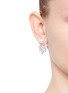 Figure View - Click To Enlarge - KENNETH JAY LANE - Pearl stud crystal jacket earrings