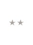 Detail View - Click To Enlarge - KENNETH JAY LANE - Detachable jacket glass crystal star stud earrings