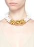 Figure View - Click To Enlarge - KENNETH JAY LANE - Contrast bead choker necklace