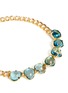 Detail View - Click To Enlarge - KENNETH JAY LANE - Teardrop cabochon gold plated necklace