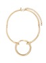 Main View - Click To Enlarge - KENNETH JAY LANE - Circle pendant torque necklace