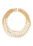 Main View - Click To Enlarge - KENNETH JAY LANE - Multi chain glass pearl necklace