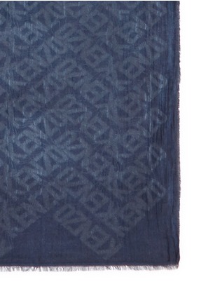 Detail View - Click To Enlarge - KENZO - 'Flying Kenzo' Dévoré print cotton-modal scarf