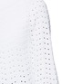 Detail View - Click To Enlarge - ALAÏA - 'Fidji' flare sleeve zigzag stripe knit coat