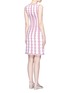 Back View - Click To Enlarge - ALAÏA - 'Moorea' graduating dot stripe jacquard knit dress