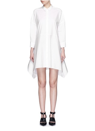 Main View - Click To Enlarge - NEIL BARRETT - Oversized stretch poplin shirt dress