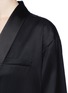 Detail View - Click To Enlarge - GIVENCHY - Satin shawl lapel sash waist coat