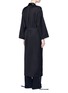 Back View - Click To Enlarge - GIVENCHY - Satin shawl lapel sash waist coat