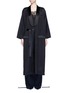 Main View - Click To Enlarge - GIVENCHY - Satin shawl lapel sash waist coat