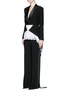 Front View - Click To Enlarge - GIVENCHY - Satin lapel penguin suiting jacket