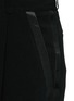Detail View - Click To Enlarge - GIVENCHY - Satin tuxedo stripe wide leg pants