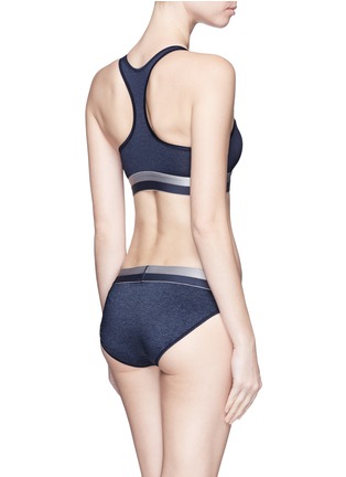 Back View - Click To Enlarge - CALVIN KLEIN PERFORMANCE - 'Magnetic Force' Asian fit bralette