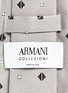 Detail View - Click To Enlarge - ARMANI COLLEZIONI - Square jacquard silk tie