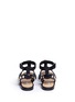Back View - Click To Enlarge - BALENCIAGA - Stud leather gladiator sandals