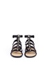 Front View - Click To Enlarge - BALENCIAGA - Stud leather gladiator sandals