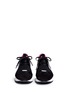 Front View - Click To Enlarge - BALENCIAGA - 'Race Runners' marble print leather combo neoprene sneakers