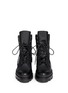 Front View - Click To Enlarge - BALENCIAGA - Platform leather desert boots