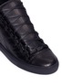 Detail View - Click To Enlarge - BALENCIAGA - Python effect leather high top sneakers