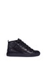 Main View - Click To Enlarge - BALENCIAGA - Python effect leather high top sneakers