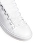 Detail View - Click To Enlarge - BALENCIAGA - Carbone effect leather sneakers