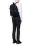 Figure View - Click To Enlarge - BALENCIAGA - 'Traveller' treck cotton canvas backpack