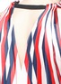 Detail View - Click To Enlarge - TOME - Belted stripe pleat satin dress