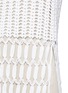 Detail View - Click To Enlarge - ROSETTA GETTY - Hand crochet knit mesh dress