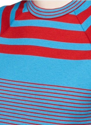 Detail View - Click To Enlarge - ROSETTA GETTY - Sailor stripe raglan sleeve top