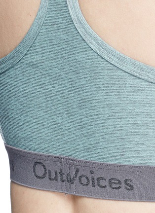 Detail View - Click To Enlarge - OUTDOOR VOICES - 'Steeplechase' sports bra