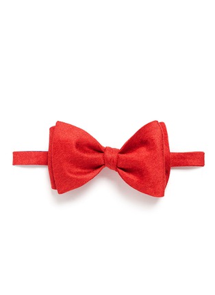 Main View - Click To Enlarge - THE BOW TIE - 'LAX1' linen-silk bow tie