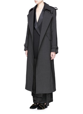 Figure View - Click To Enlarge - ELLERY - 'Christian' wool suiting trench coat
