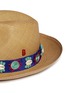 Detail View - Click To Enlarge - MY BOB - Embroidery seashell straw fedora panama hat