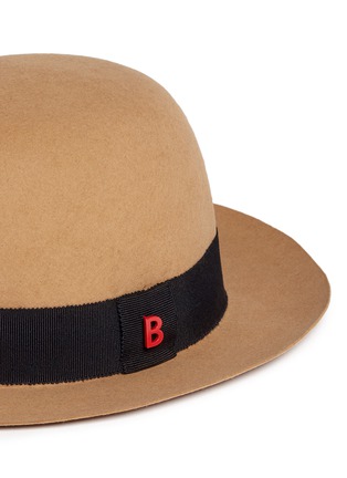 Detail View - Click To Enlarge - MY BOB - 'Traveller Summer' rabbit furfelt hat