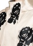 Detail View - Click To Enlarge - MS MIN - Flower embroidery hooded jacket