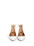 Figure View - Click To Enlarge - AQUAZZURA - 'Christy' lace-up leather flats