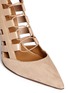 Detail View - Click To Enlarge - AQUAZZURA - 'Amazon' leather suede combo lace-up pumps