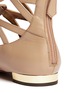 Detail View - Click To Enlarge - AQUAZZURA - 'Belgravia' caged leather flats