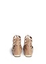 Back View - Click To Enlarge - AQUAZZURA - 'Belgravia' caged leather flats