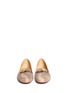 Figure View - Click To Enlarge - ASH - Ilka chain and skull snakeskin-effect leather flats