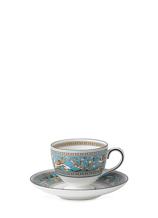 Main View - Click To Enlarge - WEDGWOOD - Florentine Turquoise teacup and saucer set