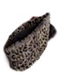 Detail View - Click To Enlarge - HOCKLEY - 'Parrot' kidskin and fox fur pompom pouch