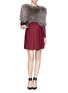 Figure View - Click To Enlarge - HOCKLEY - Raccoon fur shoulder wrap