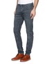 Front View - Click To Enlarge - SCOTCH & SODA - 'Rock Related' washed skinny jeans