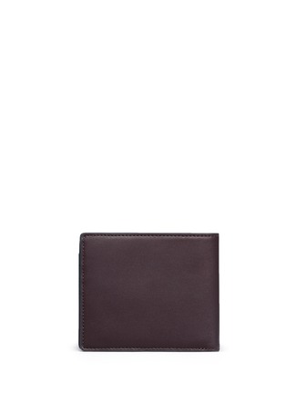 Back View - Click To Enlarge - ANYA HINDMARCH - 'Victory' embossed leather bifold wallet