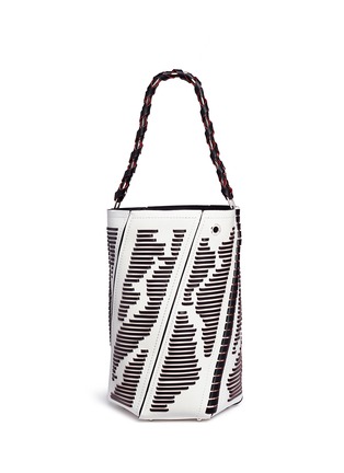 Detail View - Click To Enlarge - PROENZA SCHOULER - 'Hex' medium leather bucket bag