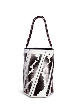 Main View - Click To Enlarge - PROENZA SCHOULER - 'Hex' medium leather bucket bag