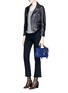 Front View - Click To Enlarge - PROENZA SCHOULER - 'PS1' tiny leather crossbody satchel