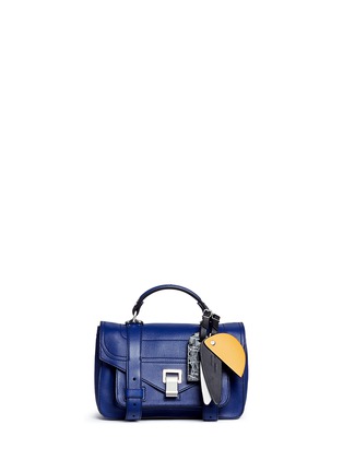 Main View - Click To Enlarge - PROENZA SCHOULER - 'PS1' tiny leather crossbody satchel