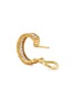 Detail View - Click To Enlarge - BUCCELLATI - Diamond 18k yellow gold hoop earrings