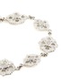 Detail View - Click To Enlarge - BUCCELLATI - 'Opera' diamond 18k white gold floral station charm bracelet